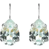 Caroline Svedbom Mini Drop Clasp örhängen rhodium light azore