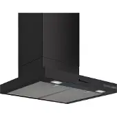 Bosch DWB63BC60 väggmonterad köksfläkt svart 60 cm
