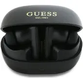 GUESS Bluetooth-hörlurar GUTWST88MCTGK TWS + dockningsstation svart/svart Capsule Tryckt logotyp