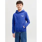 Jack & jones Junior Sweatshirt 'JORNORREBRO' blå / vit
