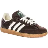 Adidas Originals Samba OG - Mörkbrun/Vit/Brun, storlek 36