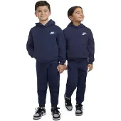 Nike Kids Sweatshirt 'Club Fleece' marinblå / vit