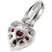 Thomas Sabo Charm Club röd födelsesten hjärta berlock CC1335-051-10