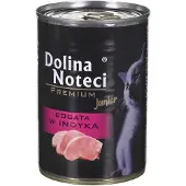 Dolina Noteci Premium Junior kalkonrikt kattungefoder 12x400 g