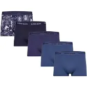 Björn Borg Cotton Stretch Trunks 5-pack Blå, XXL