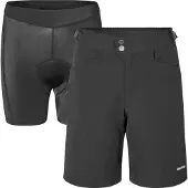 Gripgrab Women's Flow 2in1 Technical Cycling Shorts Black