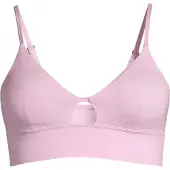 Casall Women's Triangle Cut-Out Bikini Top Clear Pink