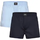 BOSS Boxershorts 'Peach' ljusblå / mörkblå
