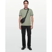 Armani Exchange för män. XM002329AF13026U7210 Regular Polo grön (S), Casual, Bomull, Kort ärm