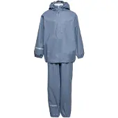 CeLaVi Regnkläder m. Hängslen - PU - China Blue - - 70 - Regnkläder
