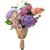 Bloomingville Edge bukett, lila, konstgjorda blommor