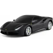 Rastar Fjärrkontroll Bil - 1:24 Ferrari 488 Gtb - Matte Svart - - One Size - Bil