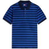 Tommy Hilfiger Tommy Jeans Regular Fit Stripe Jersey Polo Shirt