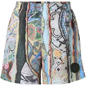 Carlo colucci Badshorts 'Fin' ljusblå / grå / ljusgrön / svart