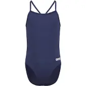 Arena Team Challenge Solid One Piece Swimsuit Girls blå 164 2022 Badkläder