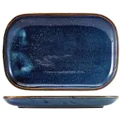 Genware Terra Aqua Blå Rektangulär Tallrik 24 x 16,5 Cm