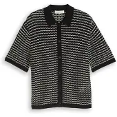 Tom Tailor DENIM Kofta svart / vit