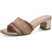 Tamaris Pantolette beige / sand / choklad / rosa