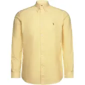 Ralph Lauren för män. 710805562003 Den ikoniska gula oxfordskjortan (XS), Casual, Bomull, Lång ärm