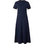Tommy Hilfiger Interlock Knit Midi Fit And Flare Dress