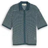 Tom Tailor DENIM Kofta petrol / vit