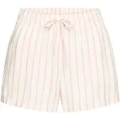 LASCANA Pyjamasbyxa rosa / vit