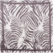Samsøe & Samsøe Scarf 'Elli' mörkbrun / vit