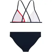 Tommy Hilfiger Bikini - Dark Natt Marinblå m. Logo - - 8-10 år (128-140) - Bikini
