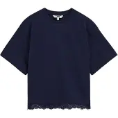 We fashion T-shirt 'Meisjes' mörkblå