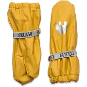CeLaVi Vantar m. Fleece - PU - Gul - - 0-2 år (50-92) - Vantar