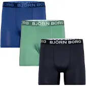 Björn Borg Boxers Microfiber 3-pack Flerfärgad Blå Mörkblå Storlek