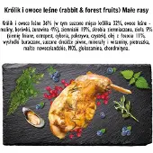 Paka Zwierzaka Hundfoder S Med Kanin Och Skogsbär 3kg