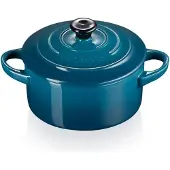Le Creuset Mini Stengodsgryta Rund 10 cm Deep Teal