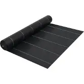 vidaXL Ogrässkyddande Agrotextil, Vit, 2x25 m, PP