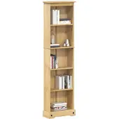 vidaXL Bokhylla Corona 46x20x170 cm massiv furu