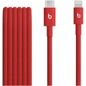 Apple Beats USB-C till Lightning-kabel med vävd yta MFEH4ZM/A - 1.5m - röd