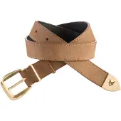Calvin Klein Suede Leather Tapered Hardware Belt