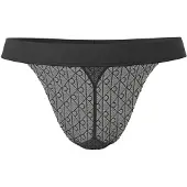Calvin Klein Thong Microfibre Lace