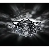 Slamp Taklampor , Aurora, dimbara, Svart, Vardagsrum, Plast, Design
