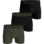 Björn Borg Cotton Stretch Boxers 3-pack Svart, L