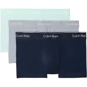 Calvin Klein 3 Pack Low Rise Trunks Icon Cotton Stretch