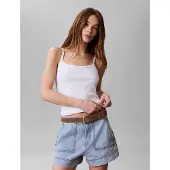 Calvin Klein Jeans Ribbed Cotton Cami Top