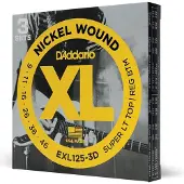 Daddario EXL125-3D 9-46 3 Pack