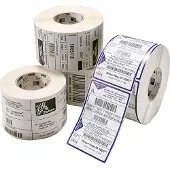 Zebra Z-Perform 1000D - Papper - slät - permanent häftning - ljust vit - 70 x 32 mm 25200 rulle (rullar) (12 rulle/rullar x 2100) etiketter