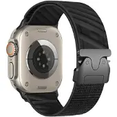 Belinea Beline armband till Apple Watch Oblique 42/44/45/49mm svart
