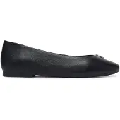 Tommy Hilfiger TH Monogram Plaque Leather Ballerinas