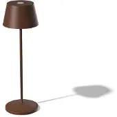 Loom Design Modi LED-terrasslampa, corten Modi, dimbar, Brun / rost, Vardagsrum / matsal, Aluminium / grå / zink, Modern