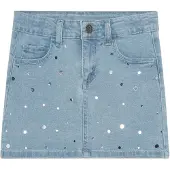 Minymo Kjol - Bleknad Denim - - 3 år (98) - Kjol