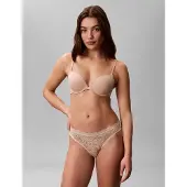 Calvin Klein 3 Pack Thongs Microfibre Stretch Lace