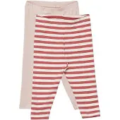 Minymo Leggings - 2-pack - Canyon Rose - - 62 - Leggings